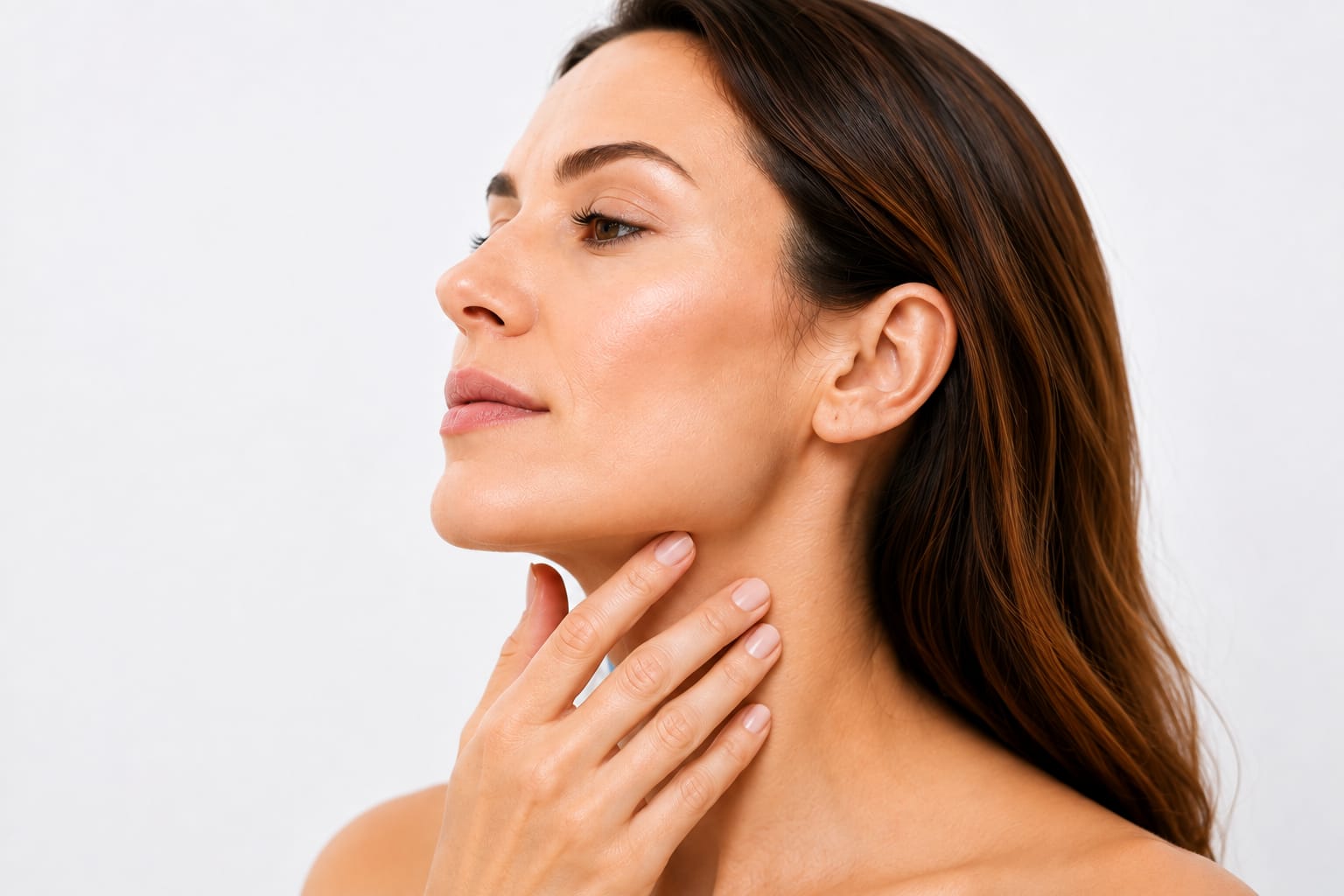 Mentón y línea mandibular