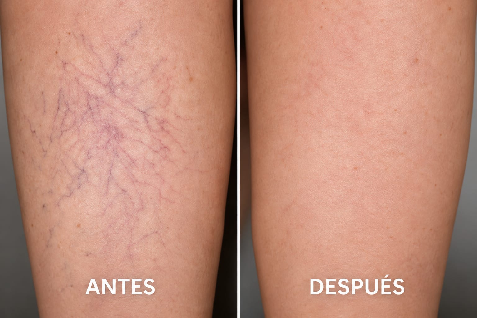 Antes y después del tratamiento de varices – Foot & Body Madrid