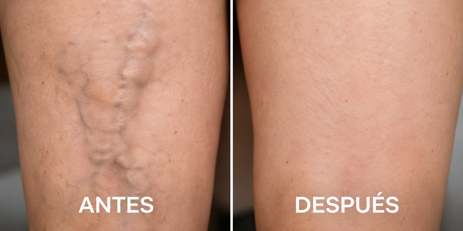 Antes y después del tratamiento de varices – Foot & Body Madrid