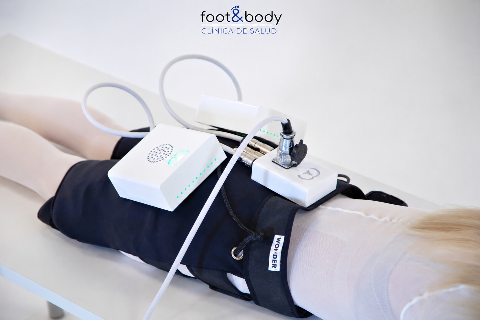Equipo de radiofrecuencia Capenergy para la flacidez corporal en Foot & Body, Madrid Río